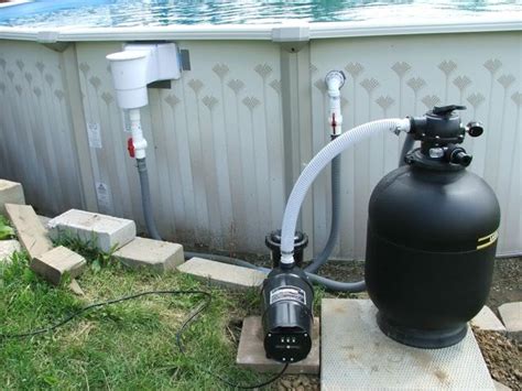 hook up pool filter above ground